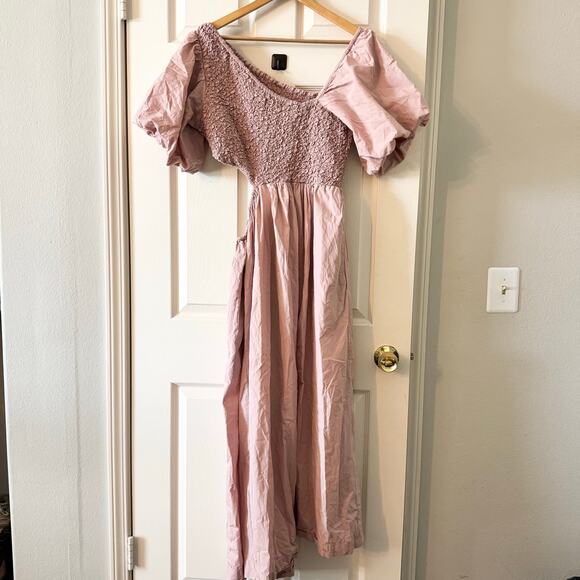 Free People Kalina Midi Dress in Dusty Himalayn - Picture 5 of 13